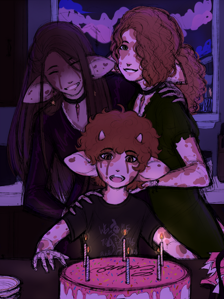 Coloured sketch example 2