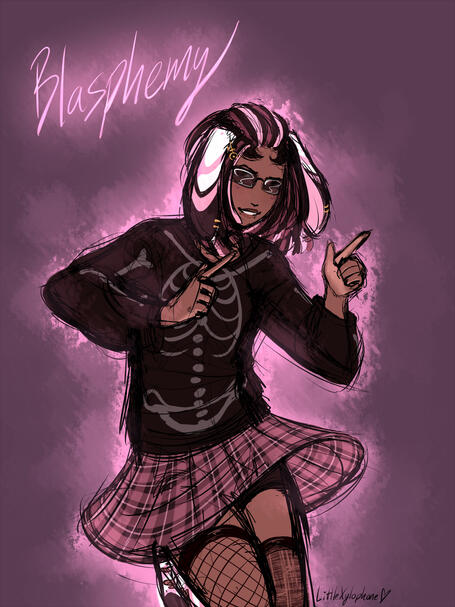 Coloured sketch example 3