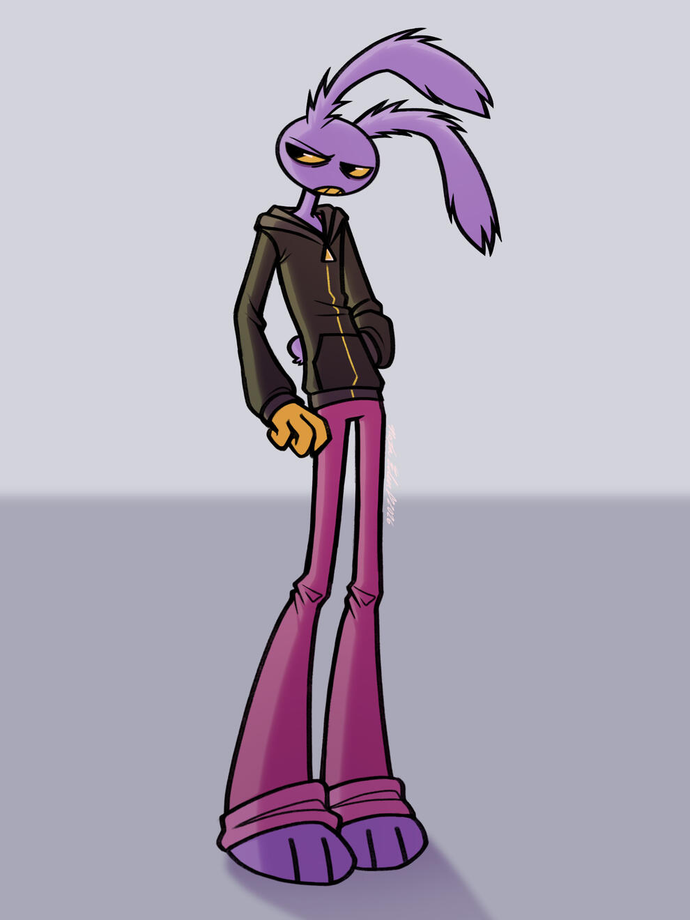 Hazbin-style Jax fullbody